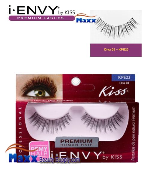 4 Package - Kiss i Envy Diva 03 Eyelashes - KPE23